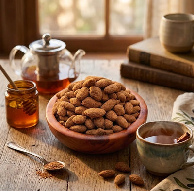 Amandes enrobées de cannelle - لوز مغلف بالقرفة