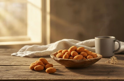 Amandes enrobées de fromage rouge - لوز بالجبن الاحمر