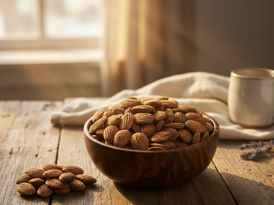 Amandes marocaines Marcona (Grade A) - لوز مغربي ماركونا